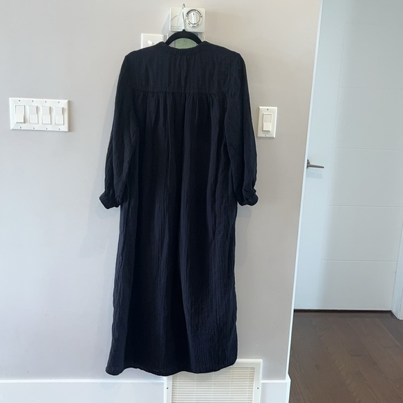 Velvet By Graham & Spencer Aggie Velour Mini Dress Black - Picture 5 of 8